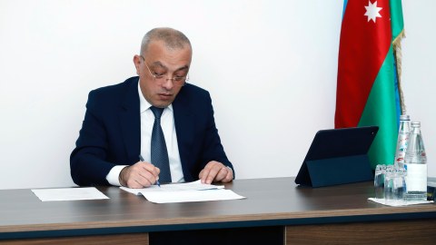 Zaur Mikayılov Qaxda vətəndaşları qəbul edib