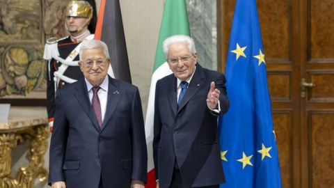 Mahmud Abbas İtaliyada