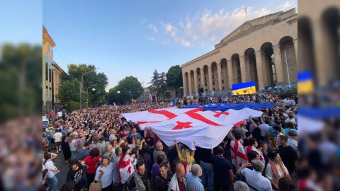 Gürcüstanda vəziyyət gərginləşdi - Müxalifət prezident seçkisinə ETİRAZ EDİR