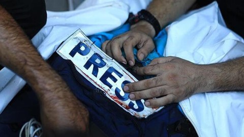 Qəzzada həlak olan jurnalistlərin sayı AÇIQLANDI