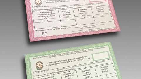 Sərnişindaşıma üçün “Fərqlənmə nişanı”nın forması təsdiqləndi