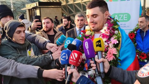 “Qazandığım medalı atama həsr edirəm”