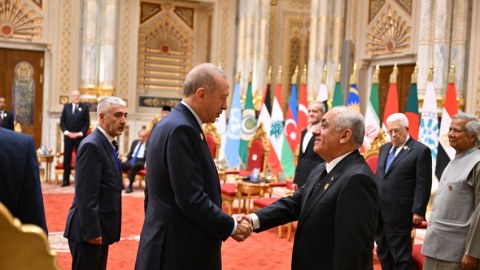 Əli Əsədov Ərdoğan və Pezeşkianla bir arada - FOTO