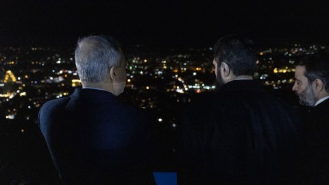 Birgə çay içib Dəməşqi seyr etdilər - VİDEO+FOTO