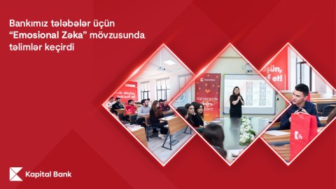 Kapital Bank tələbələr üçün təlimlər keçirdi