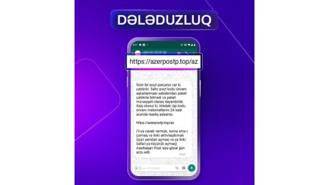 “Azərpoçt”un adından dələduzluq - Xəbərdarlıq
