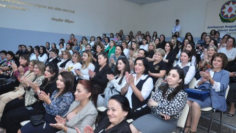 Sabunçuda qadınların konfransı keçirilib - FOTO