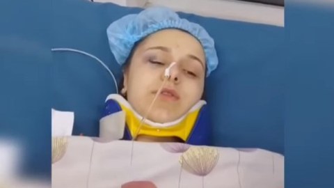 "Narahat olma, ana, müalicə alıb qayıdacam" - VİDEO