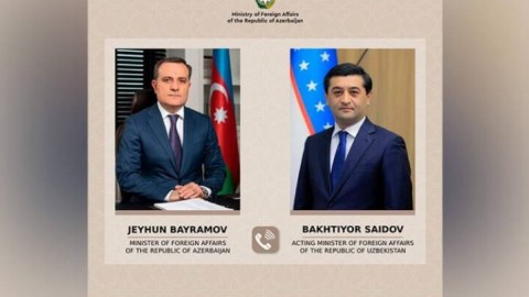Özbəkistanın XİN başçısı Ceyhun Bayramova zəng etdi