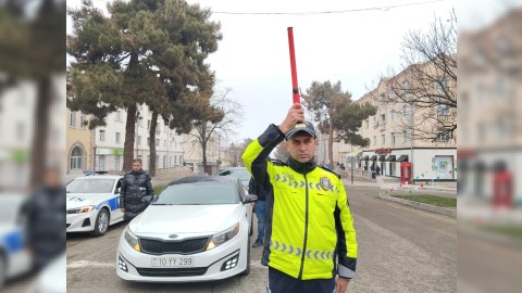 Xankəndidə həlak olanların xatirəsi bir dəqiqəlik sükutla anılıb - FOTO