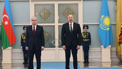 İlham Əliyev Tokayevə ZƏNG ETDİ