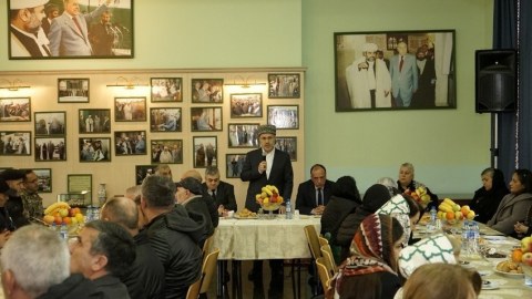 Bibiheybət məscidində şəhid ailələri və qazilərlə görüş - FOTO