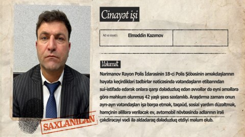 Vətəndaşları sosial yardım düzəltmək vədi ilə aldadan şəxs saxlanıldı