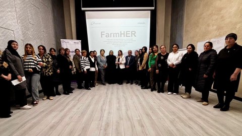 Şamaxıda aqrar sektorda çalışan qadınlar üçün təlim - FOTO