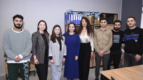 Leyla Əliyeva Yaradıcı Mərkəzin açılışında - FOTO