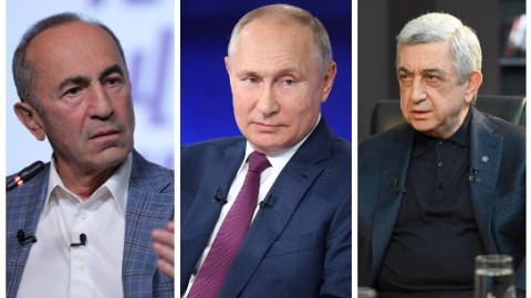 Putin Köçəryanla Sarkisyanı təbrik edib