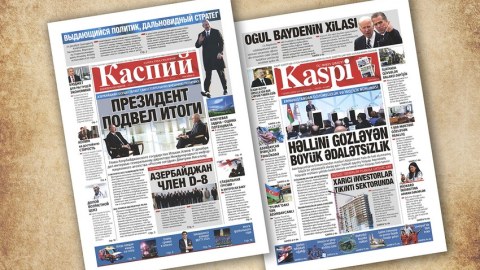 "Kaspi" qəzeti 144 yaşını qeyd edir