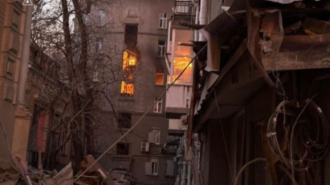 Yeni ilin ilk günü Kiyevə kütləvi hava hücumu - Ölənlər və yaralananlar var