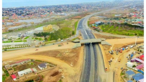 Bakıda tikilən yol qovşağından ən son GÖRÜNTÜLƏR