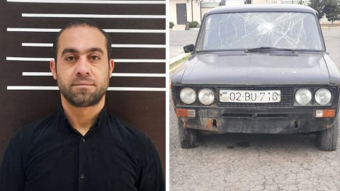 Sərxoş halda maşın sürən şəxs həbs edildi 