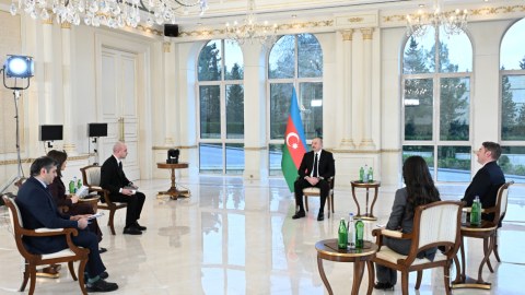 Prezidentin yerli telekanallara müsahibəsi - VİDEO