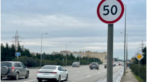 Bakının bu küçəsində sürət həddi endirildi