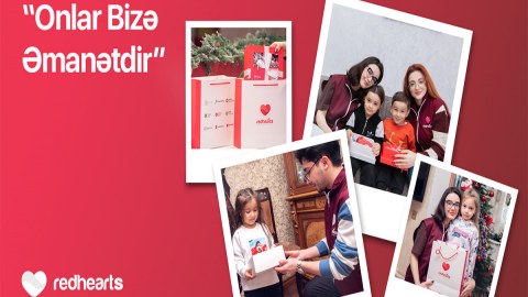 Qırmızı Ürəklər Fondu şəhid övladlarını&nbsp;sevindirdi