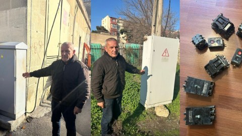 Binalardan oğurluq edən şəxs saxlanıldı - ANBAAN GÖRÜNTÜLƏR