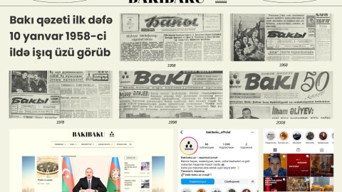 "Bakı" qəzetinin yaradılmasından 67 il ÖTÜR