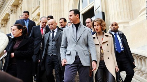 Əsədin sarayından Messi və Elizabet "çıxdı" - FOTOLAR