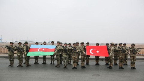 Azərbaycanla Türkiyə hərbçilərinin təlimindən GÖRÜNTÜLƏR