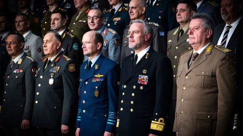 Azərbaycan və Ermənistan generalları eyni toplantıda - FOTO
