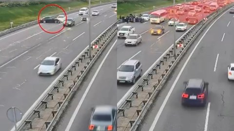 Aeroport şosesindəki qəzanın ANBAAN GÖRÜNTÜLƏRİ