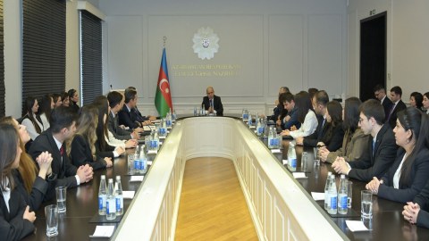 Emin Əmrullayev "Maarifçi&rdquo;lərlə görüşüb - FOTO