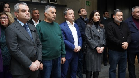 İçərişəhərdə 20 Yanvarla bağlı tədbirlər keçirilib - FOTO