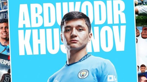 Özbək futbolçu "Mançester Siti"də
