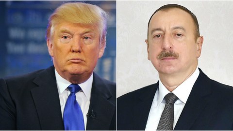 İlham Əliyev Trampı TƏBRİK ETDİ