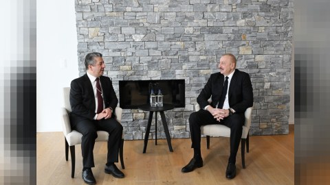 Prezident&nbsp;Bərzani ilə görüşüb - FOTO