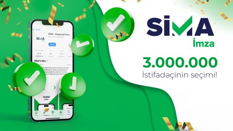 &ldquo;SİMA İmza&rdquo; tətbiqinin yüklənmə sayı 3 milyonu ötdü