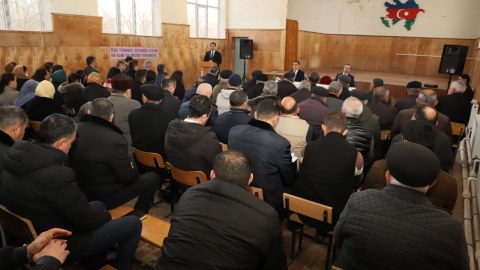 Neftçalanın icra başçısı səyyar görüş keçirib
