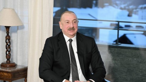 İlham Əliyev Davosdan PAYLAŞIM ETDİ