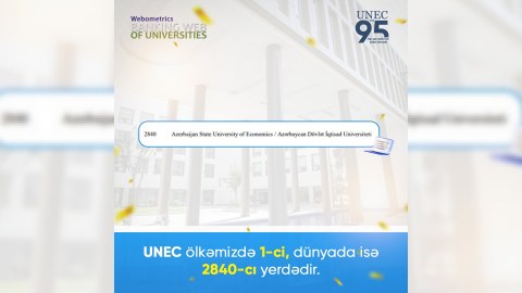 UNEC beynəlxalq reytinqdə yenidən ölkə birincisi oldu!