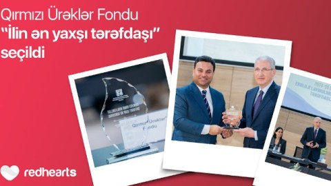 Qırmızı Ürəklər Fondu “İlin ən yaxşı tərəfdaşı” seçildi 