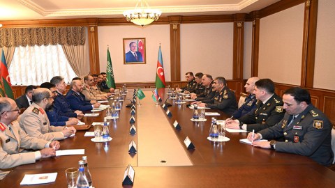 Zakir Həsənov Səudiyyə Ərəbistanı Krallığının nümayəndə heyəti ilə görüşüb - FOTO