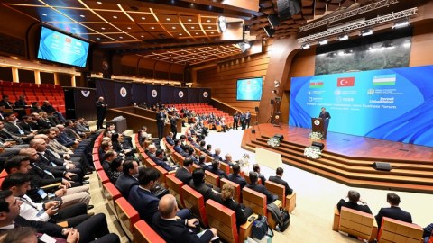 Türkiyə-Azərbaycan-Özbəkistan biznes forumu keçirilib