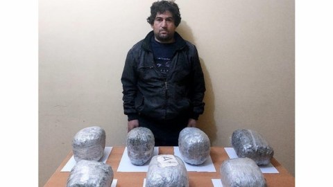 Azərbaycana narkotik keçirən İran vətəndaşı saxlanıldı
