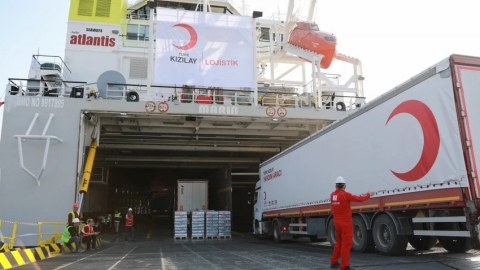 Türkiyənin növbəti humanitar yardımı Qəzzaya ÇATDI