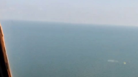 İtən balıqçının axtarışına helikopter cəlb edildi - VİDEO