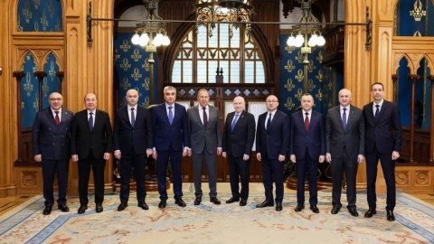 Lavrov MDB ölkələrinin səfirləri ilə görüşdü - FOTO