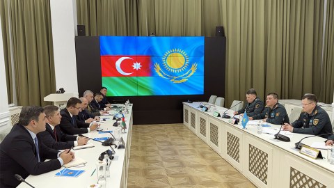 Müdafiə nazirinin müavini Qazaxıstanda